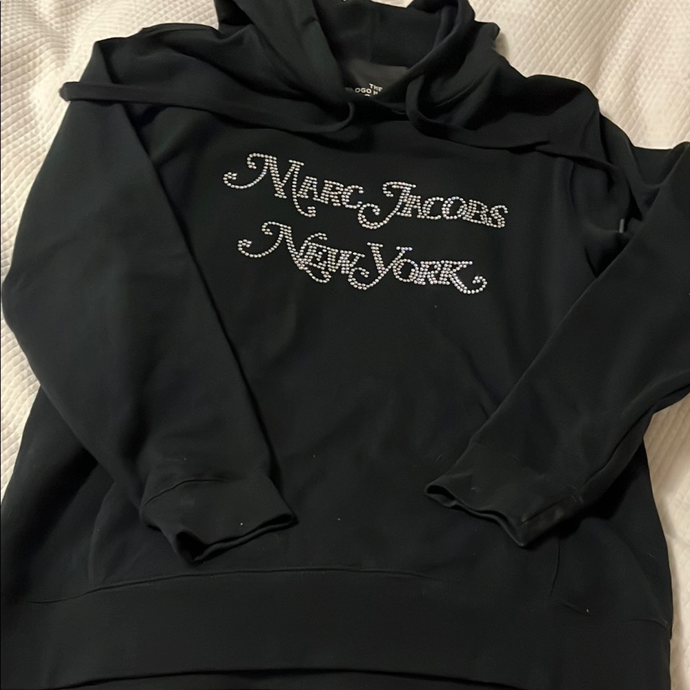 Marc Jacobs Black Embellished Hoodie